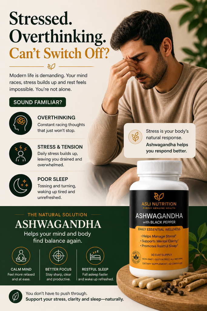 Asli Nutrition Ashwagandha Capsules