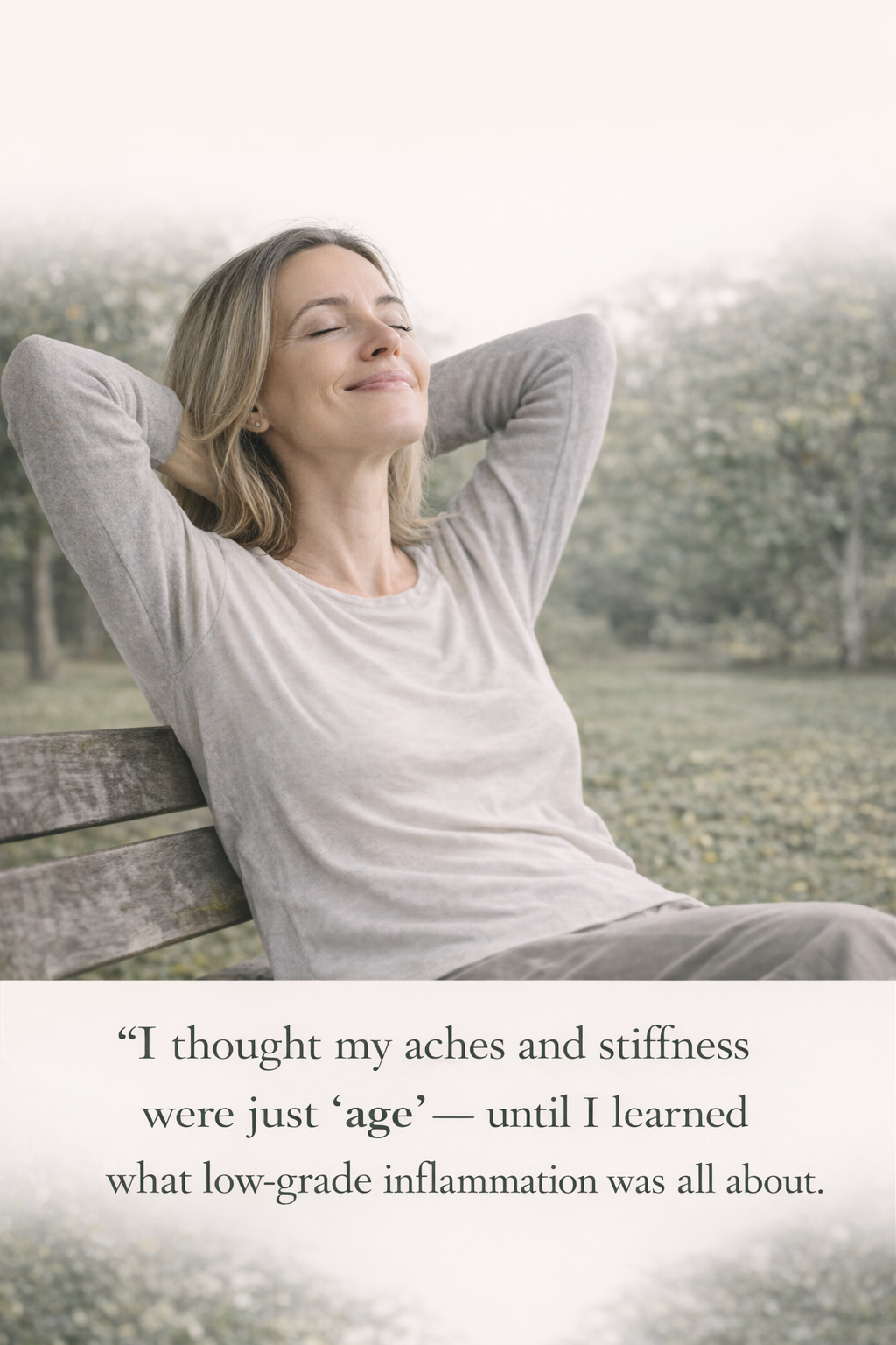 Move easier. Feel lighter. Support everyday inflammation.