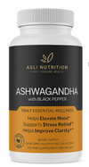 Asli Nutrition Ashwagandha KSM-66 with Black Pepper – Natural Stress & Mood Support