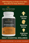 Asli Nutrition Ashwagandha KSM-66 with Black Pepper – Natural Stress & Mood Support